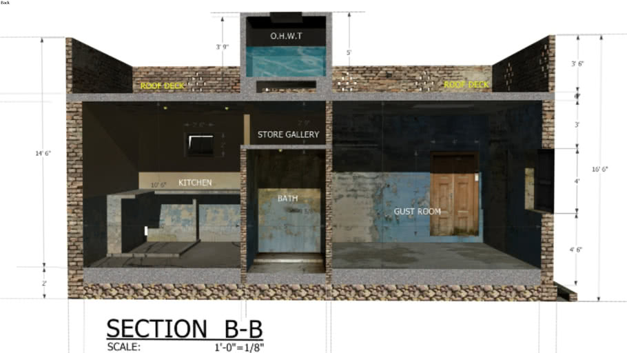 SECTION B-B | 3D Warehouse