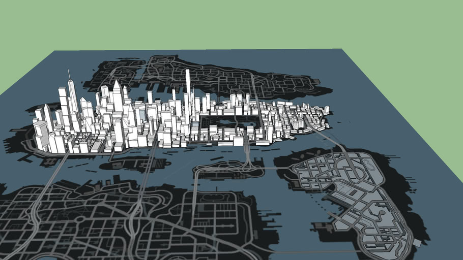 Liberty City map 3D Warehouse
