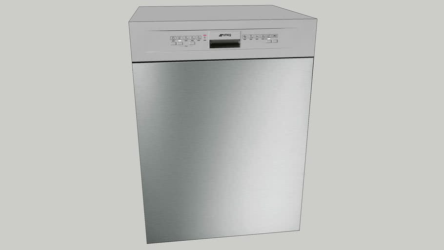 Smeg DWAU6214x2 Dishwasher 598mm 3D Warehouse