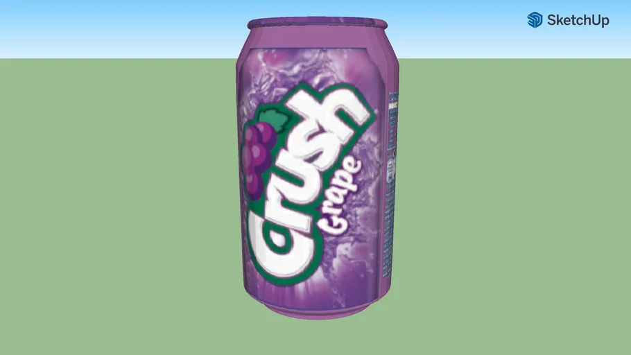 Crush grape can 3D Warehouse