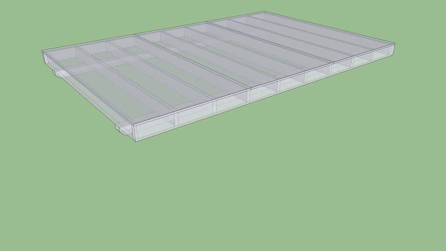 shed floor frame | 3D Warehouse