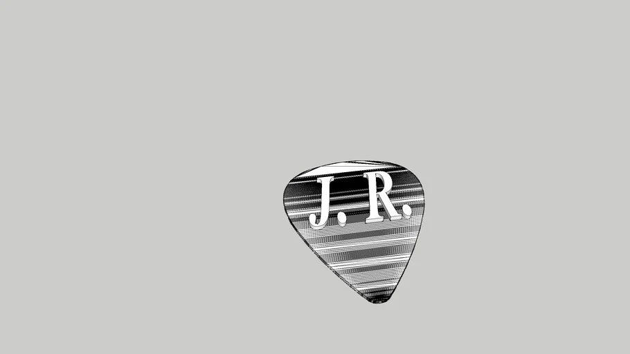 Guitar Pick J.R. 3D Warehouse