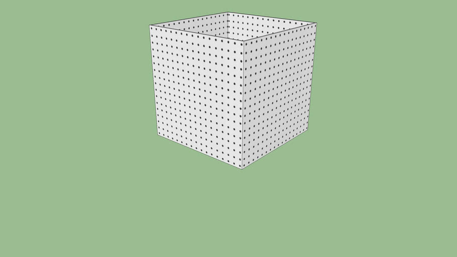 Pegboard box 3D Warehouse