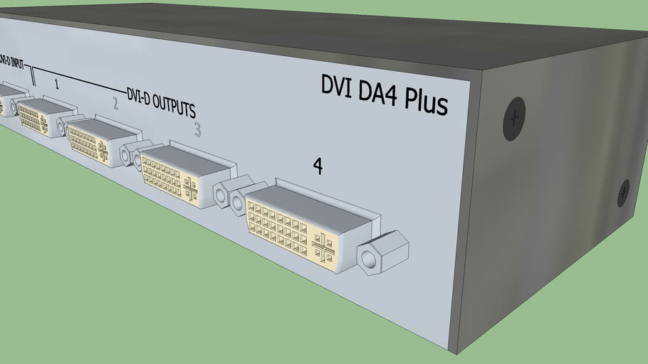 Extron DVI DA4 Plus | 3D Warehouse