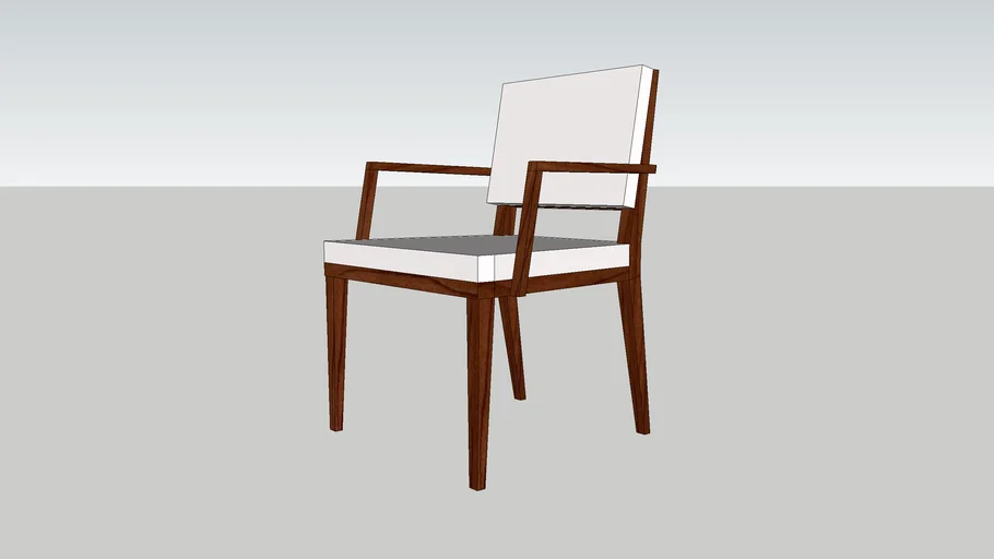 Art Deco Dining Chair 2 3D Warehouse