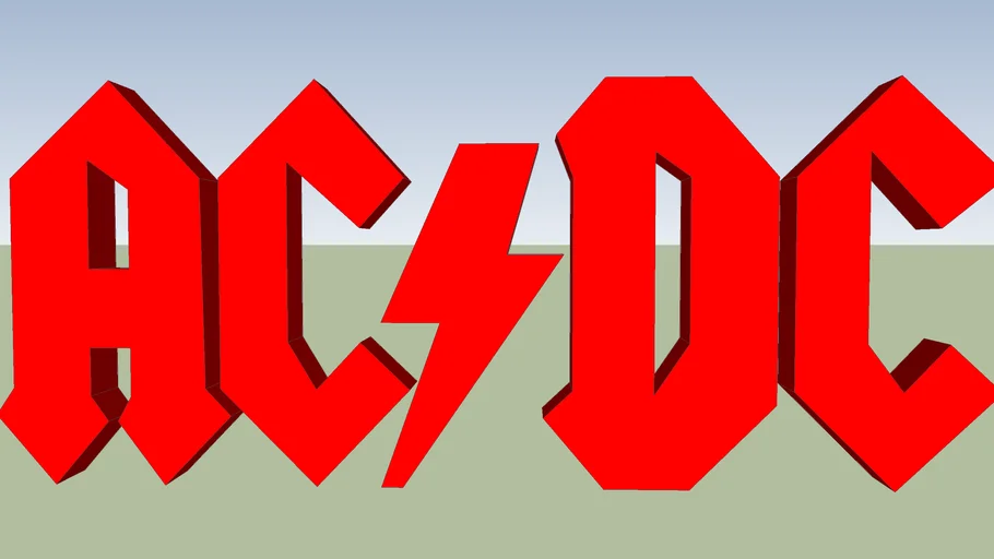 AC/DC Logo | 3D Warehouse