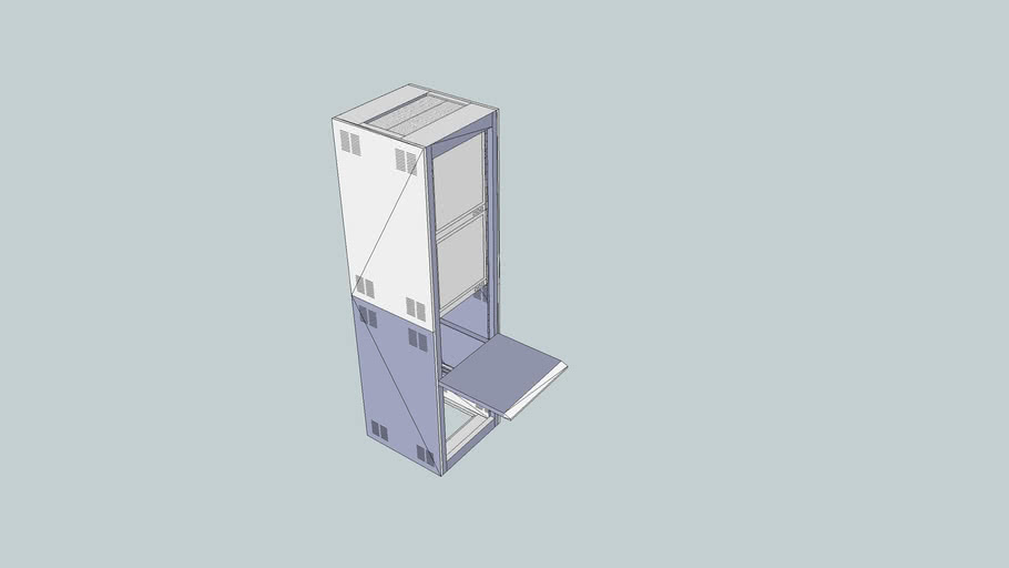44 ru rack | 3D Warehouse