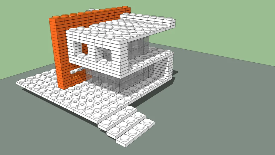 techo pierna más lejos CASA DE LEGO | 3D Warehouse