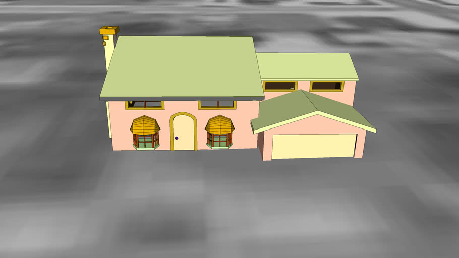 Simpson house Springfield 3D Warehouse