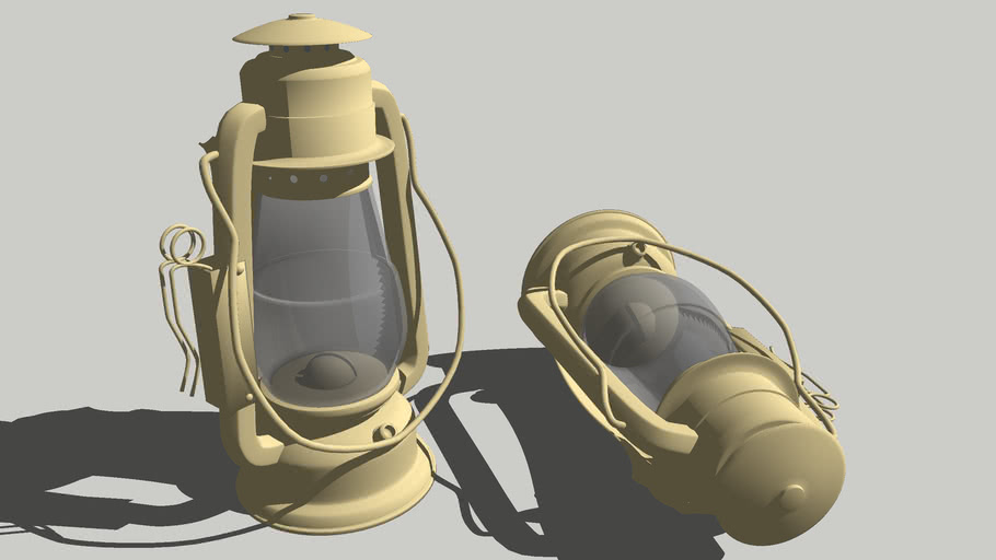 oil lamp 3D Warehouse