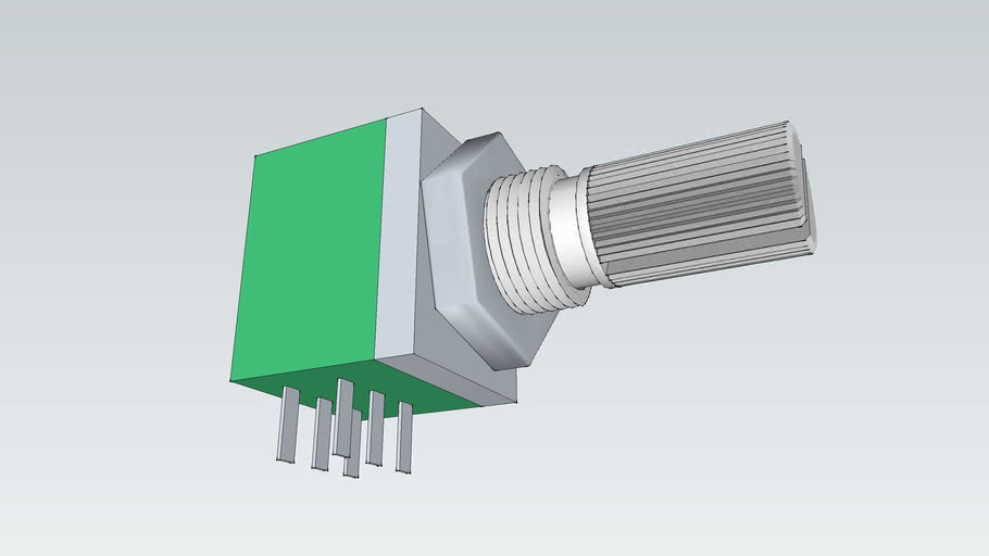 1 Pz ALPHA 9mm Doppia Un&agrave; Potenziometro Rotativo Single-loop