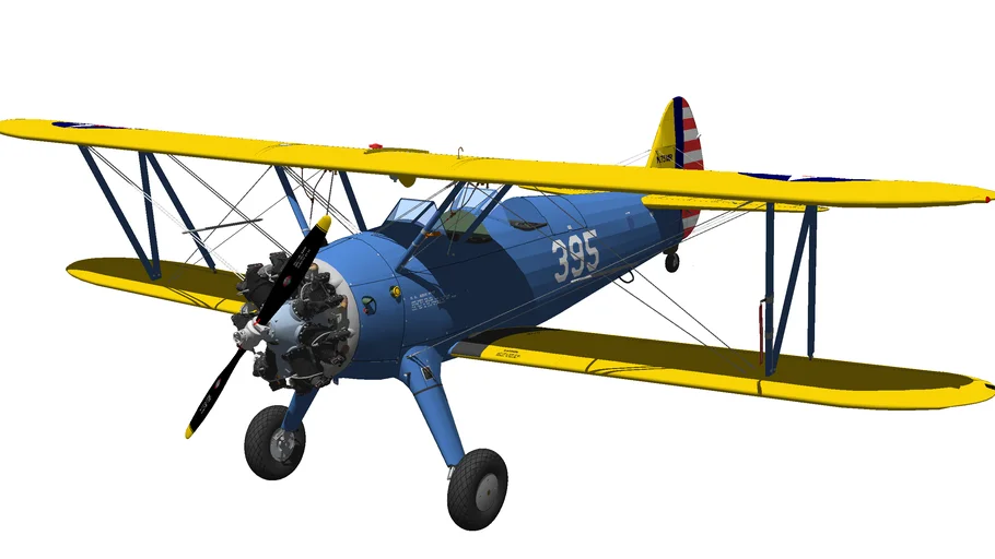 Boeing Stearman PT-17 N75MR | 3D Warehouse