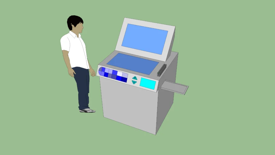 Basic Xerox Printer | 3D Warehouse