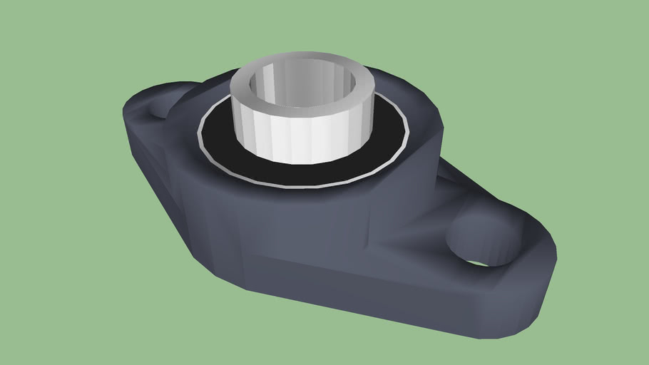 UCFL 205 flange bearing 3D Warehouse