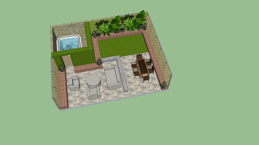 modern terrace | 3D Warehouse