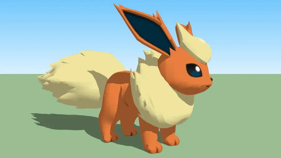 Flareon (Pokémon X and Y) | 3D Warehouse