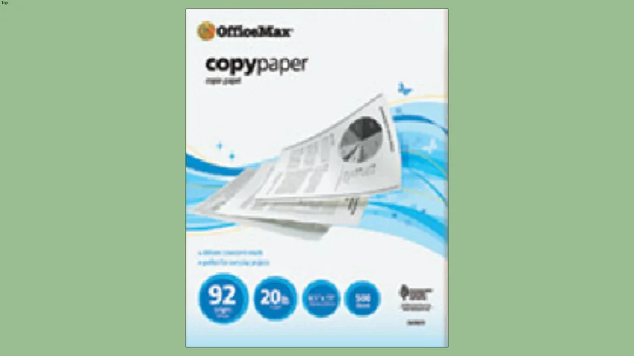 OfficeMax Copy Paper 3D Warehouse