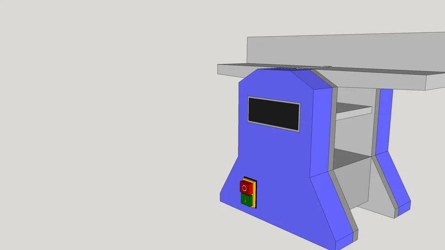 Erbauer Thicknesser/Planer 204mm 3D Warehouse