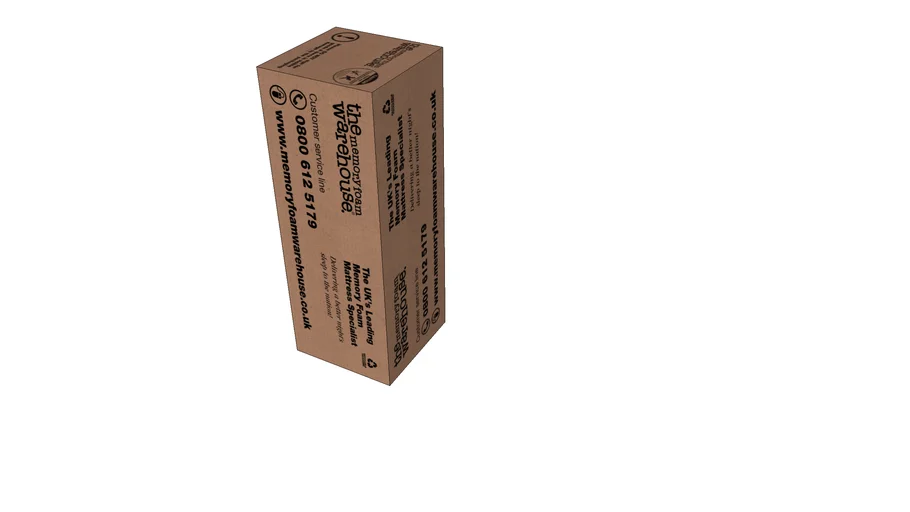 Memory Foam Warehouse - Cardboard box packaging