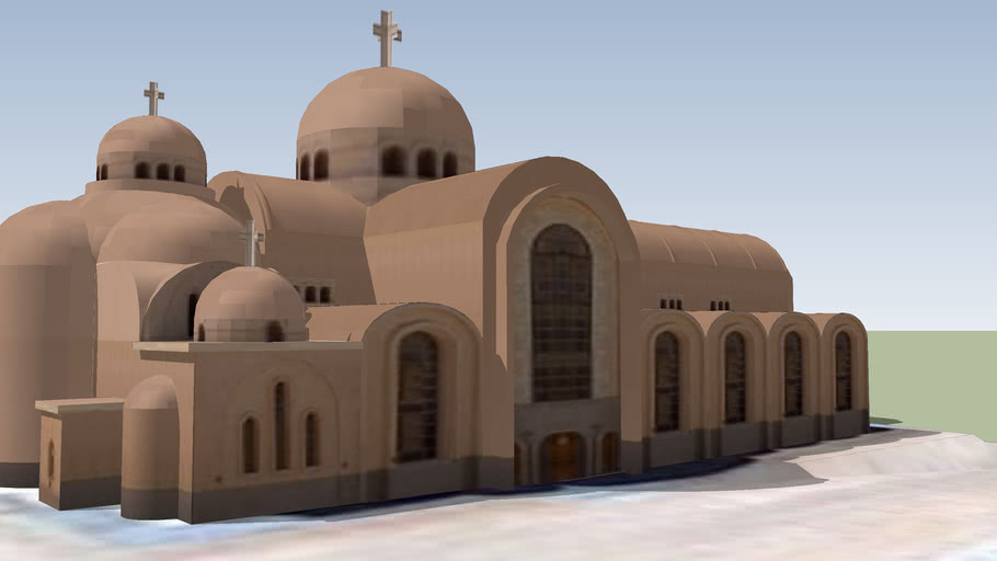 Kathedrale des St. Bishoy-Klosters im Wadi Natrun
