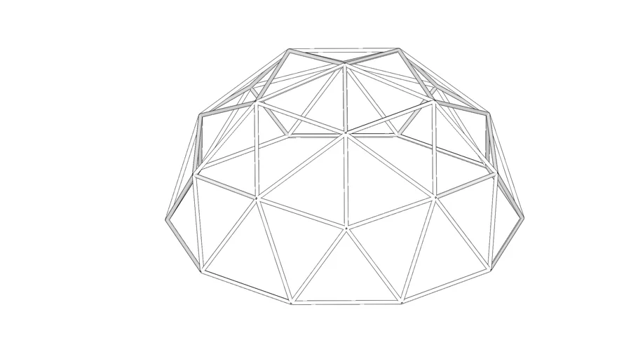 2V Geodesic Dome (Pressman STEAM) 3D Warehouse