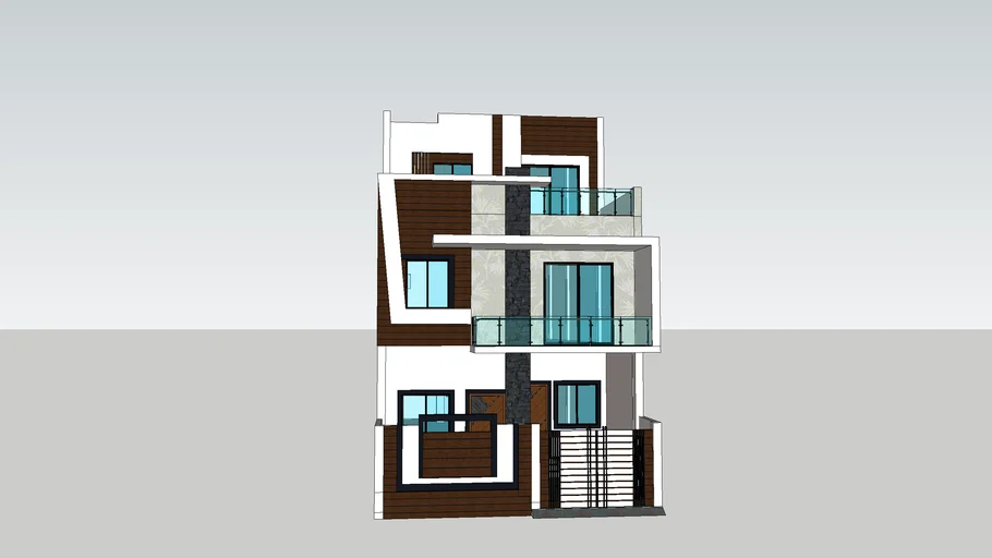 The rare _22'x50' Elevation Design For Home