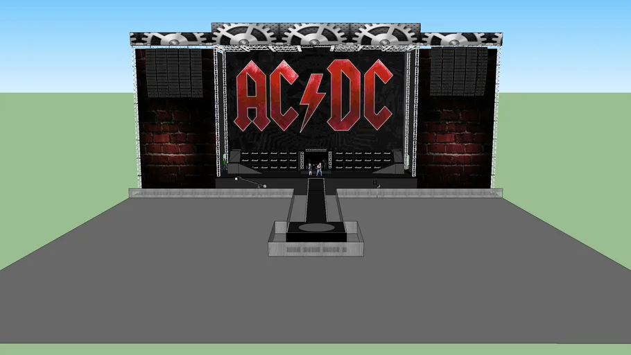 AC DC estage, guatemala, para estadio | 3D Warehouse