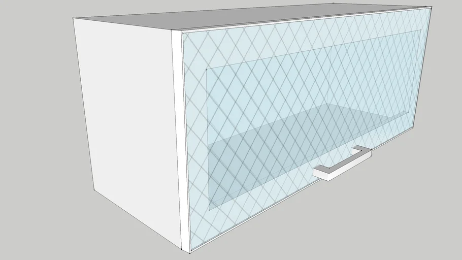 900 Wall Module with One Top-lift Glass Shutter and Aluminum Frame ...