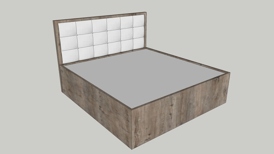 COT WITH HEADREST 3D Warehouse