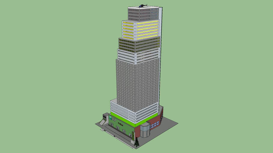 BNP Paribas Building | 3D Warehouse