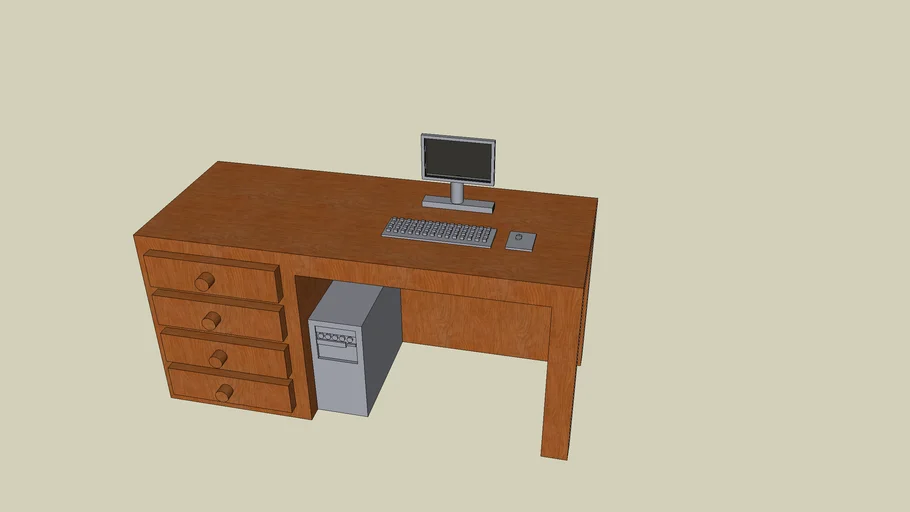 Computer Desk | 3D Warehouse