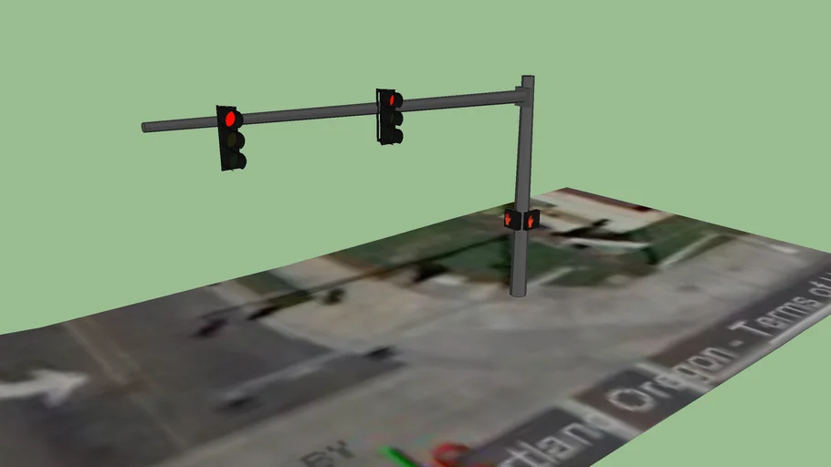traffic light 3D Warehouse