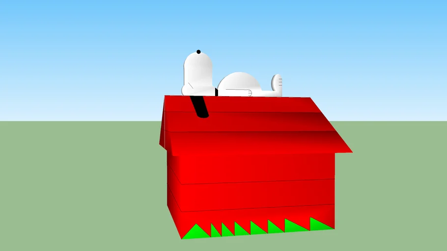 Snoopy on DogHouse