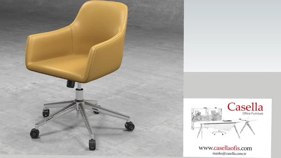 AKTIVE MEETING CHAIR TOPLANTI KOLTUĞU www.casellaofis.com akt01