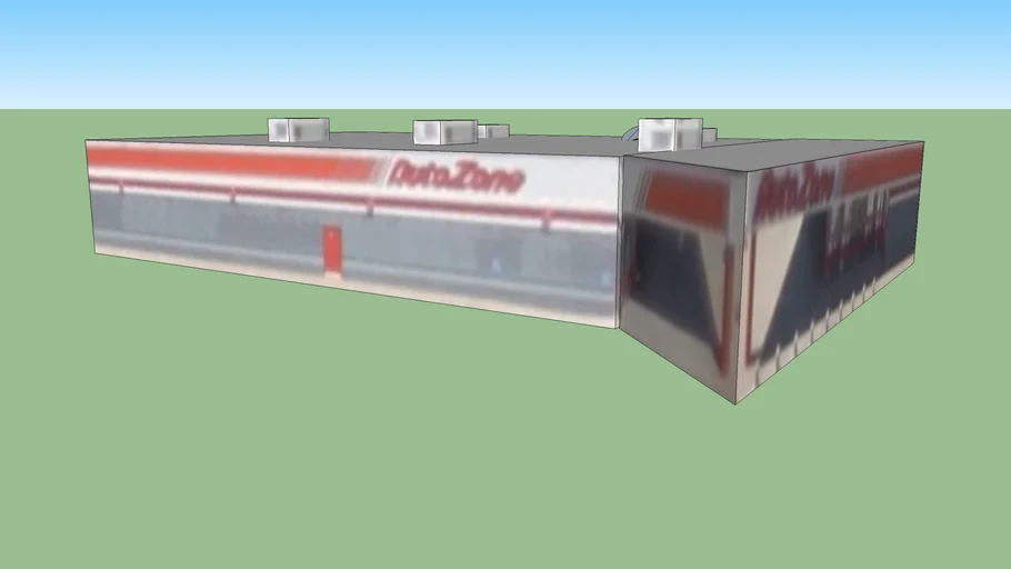 Autozone in Yukon, OK 73099, USA 3D Warehouse