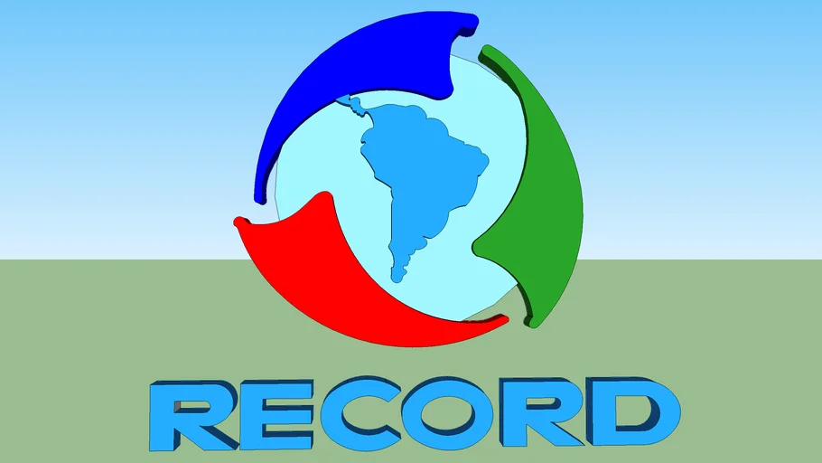 professionel vedholdende mini Rede Record Logo (2007-2012) | 3D Warehouse
