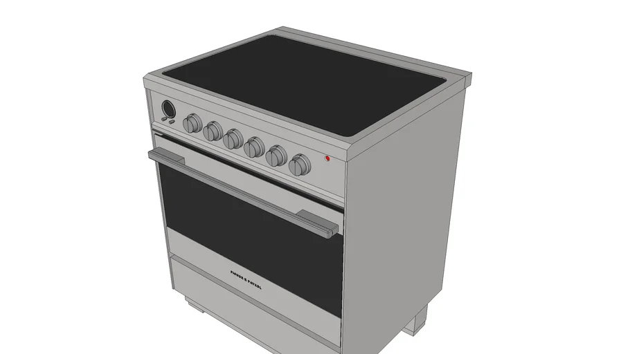FISHER PAYKEL 30' INDUCTION RANGE OR30SDI6X1 3D Warehouse