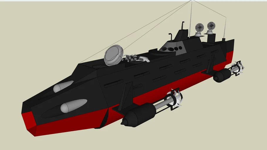 Kclass submarine 3D Warehouse
