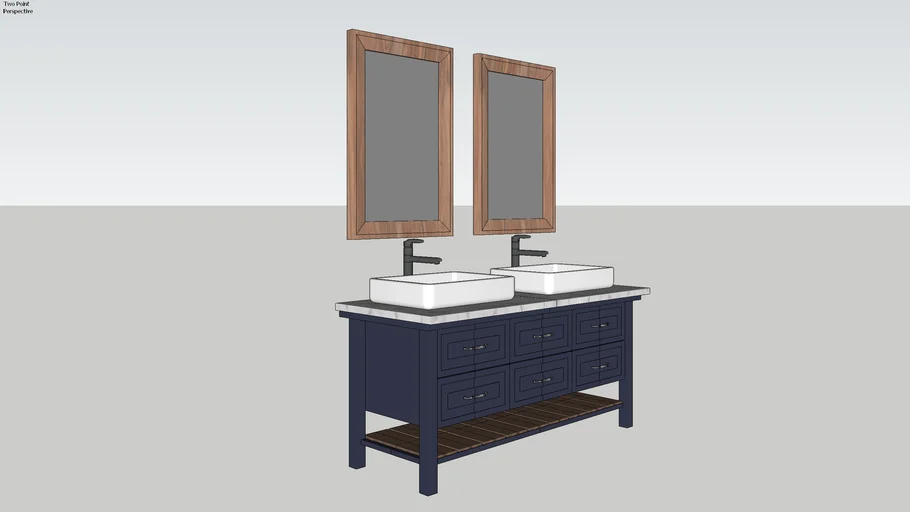 Double Vanity 3d Warehouse 