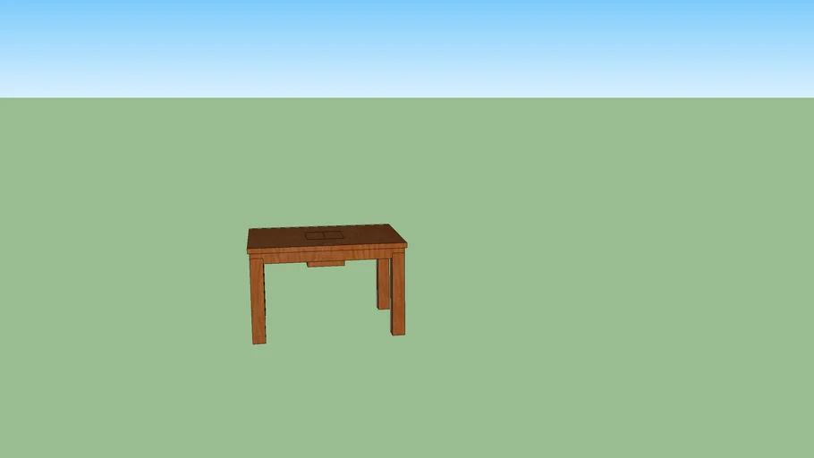 Wooden Dining Table | 3D Warehouse