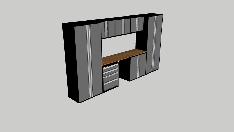 Garage Furniture 06 Set 3D model