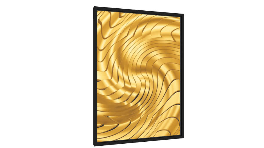Quadro Golden Volcon - Galeria9, por Art Design Works