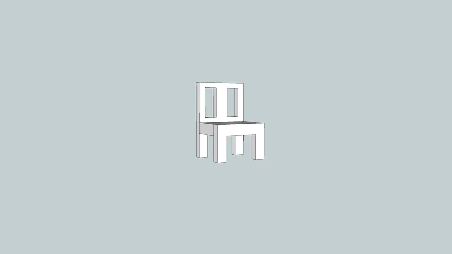 White Chair | 3D Warehouse