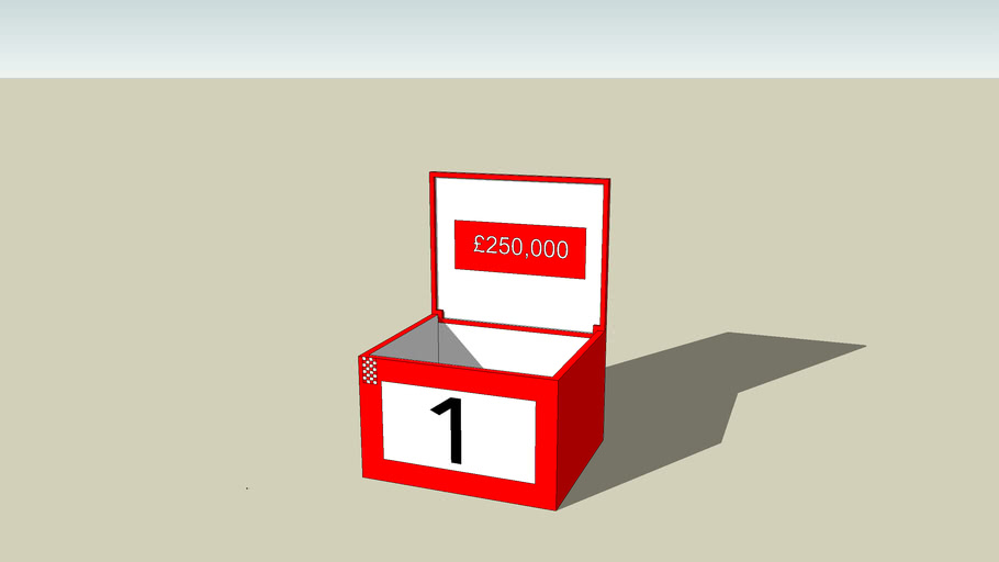 deal or no deal box 3D Warehouse