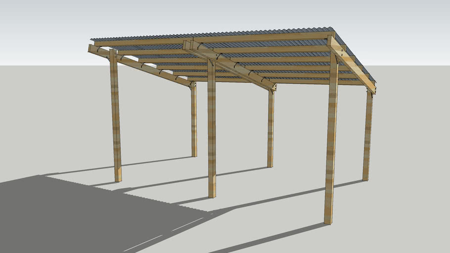 10x16 Country Canopy | 3D Warehouse