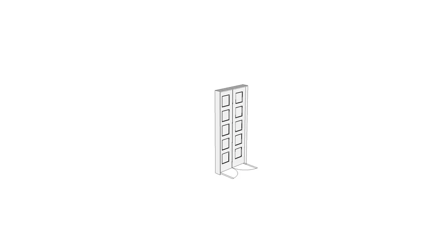 Lynden Door Winthrop Double 1'6' Doors in 2x6 Frame 3D Warehouse