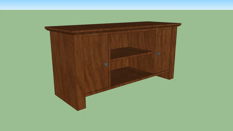 TV Stand from Target 3D Warehouse