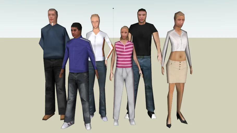 3D Crowd | 3D Warehouse