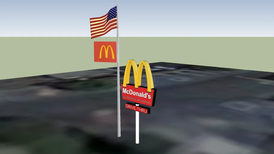 McDonalds at Fairview Ave 3D Warehouse