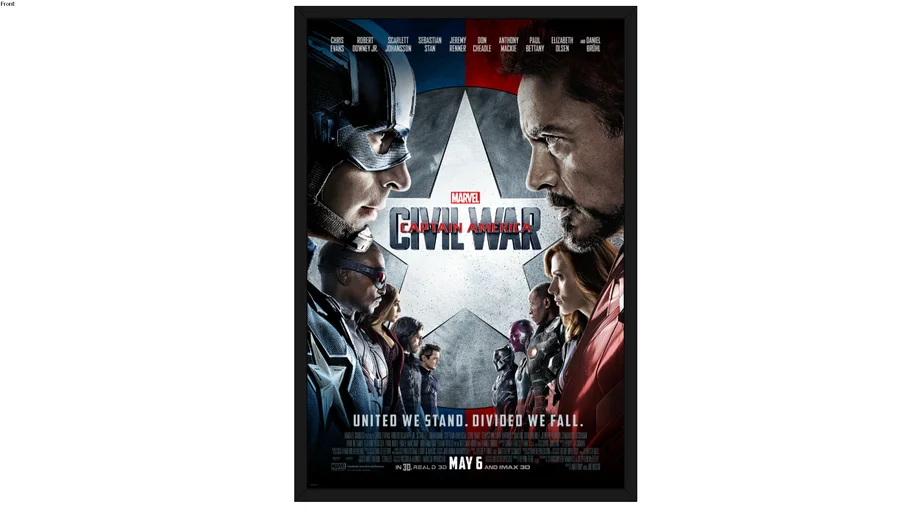 Captain America: Civil War Poster | 3D Warehouse